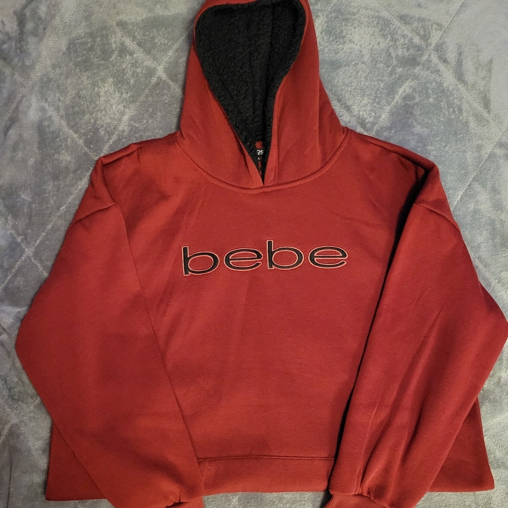 NWOT Burgundy Bebe Sport Hoodie - 3X